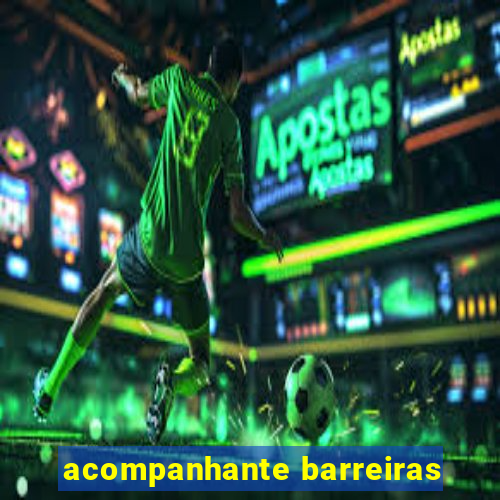 acompanhante barreiras